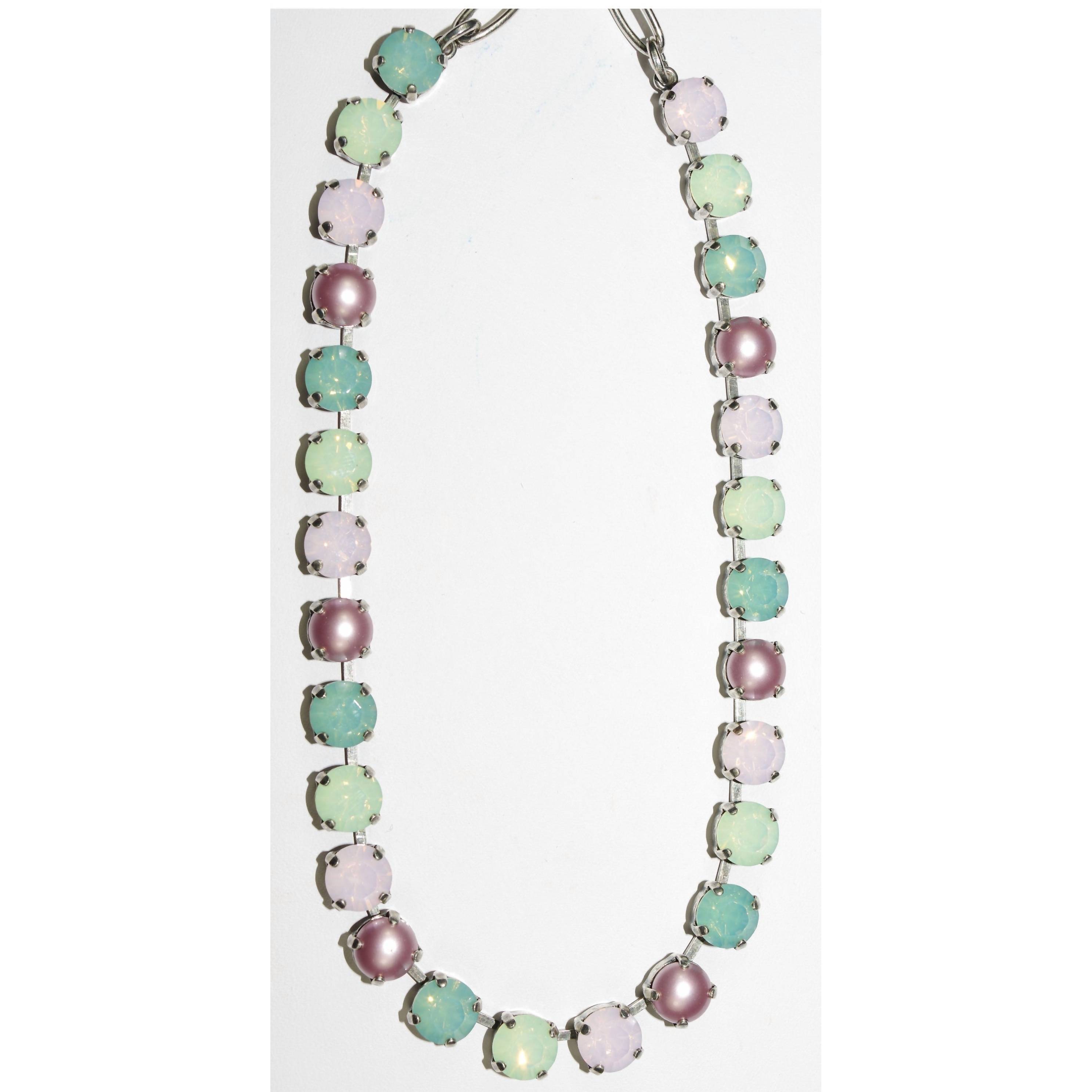 New Mariana Women's Bette Morning Glory Necklace In Green